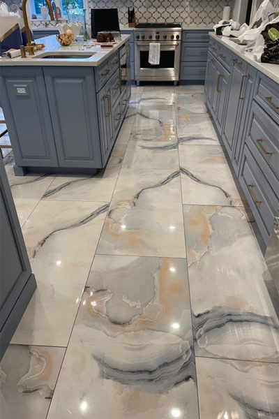 Kitchen Floor Marble Design For Chic Cooking Spaces