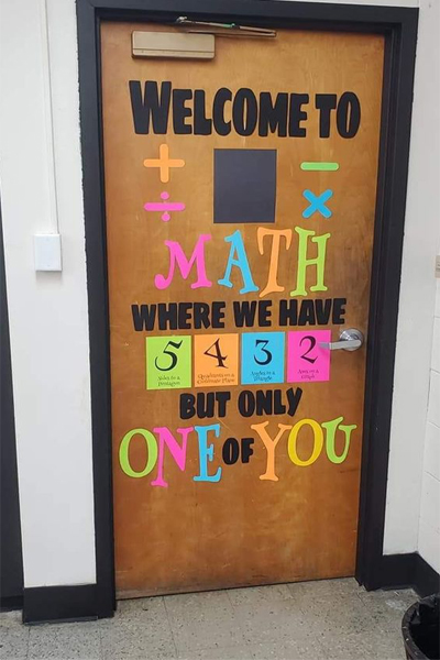 Math Classroom Decor With Shapes And Figures