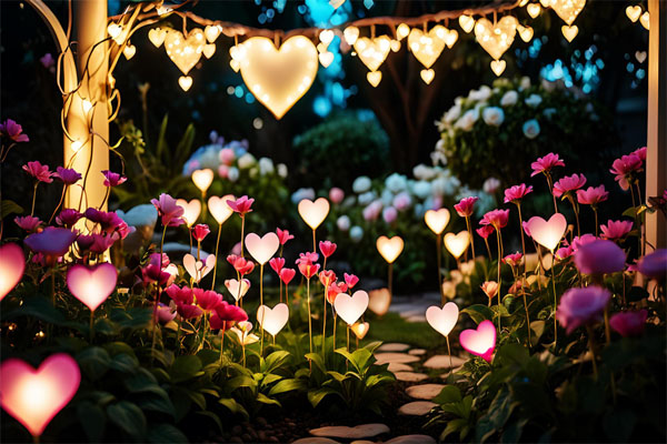 Outdoor Valentine Decorations To Illuminate Romance