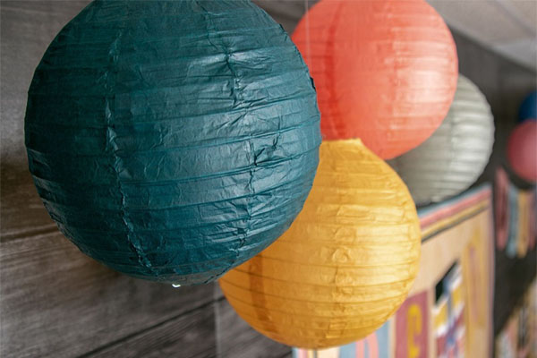 Paper Lanterns Decor For Teacher's Day Event