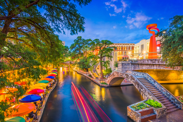 San Antonio River Walk most popular tourist attractions in texas