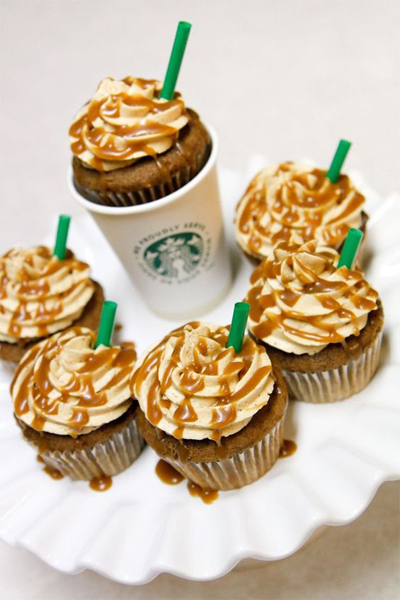 Starbucks Theme Cupcakes