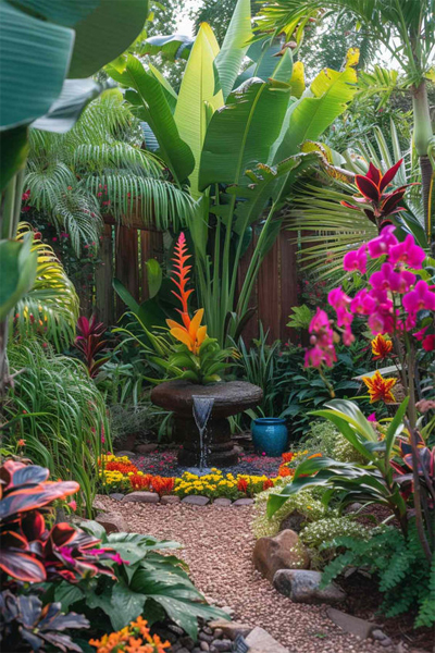 Tropical Garden Oasis